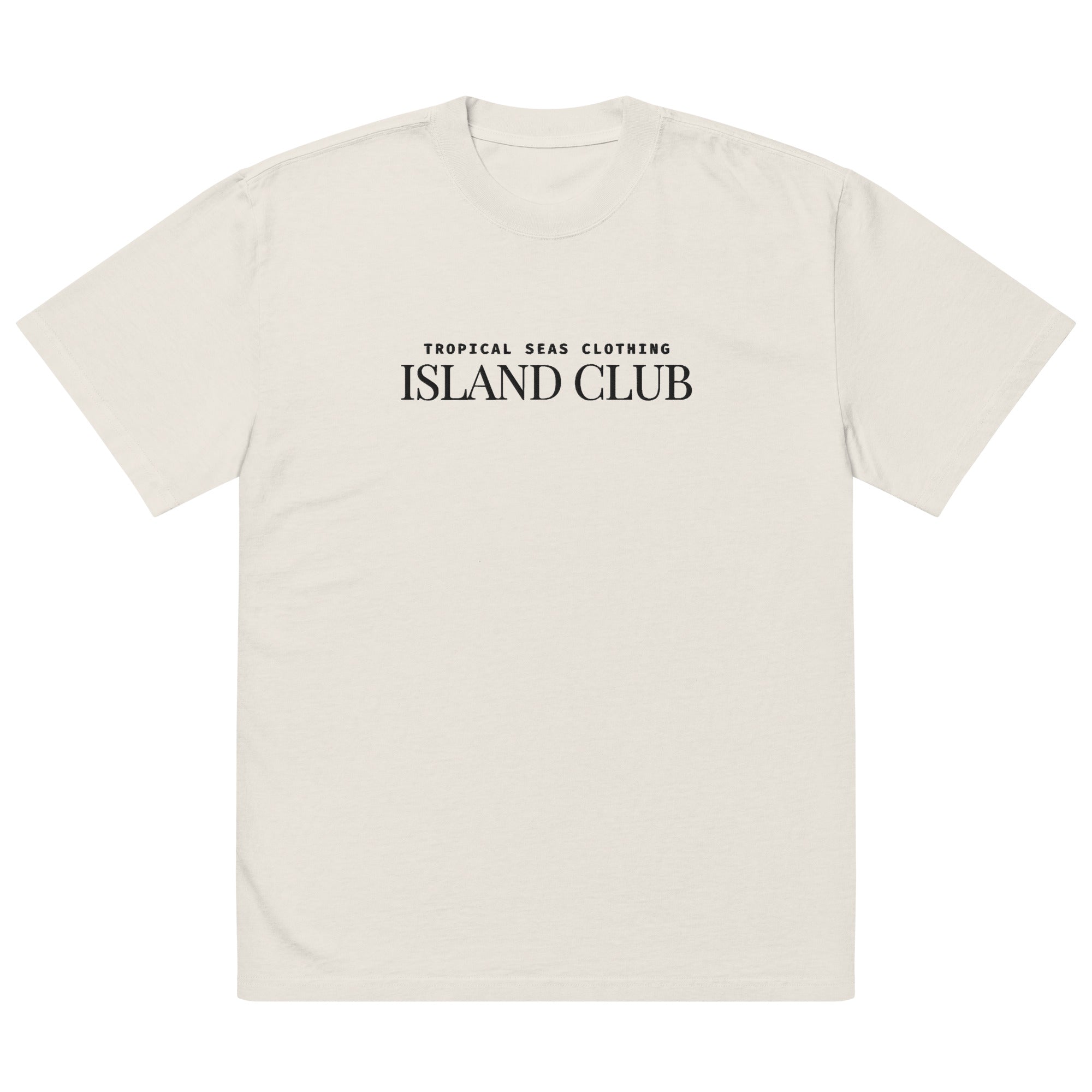 Oversized Tropical Seas faded t-shirt